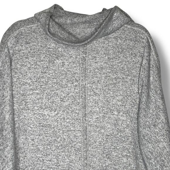 Soft Surroundings So Cozy Heather Gray Cowl Neck Tunic Sweater Size Large - Picture 7 of 8